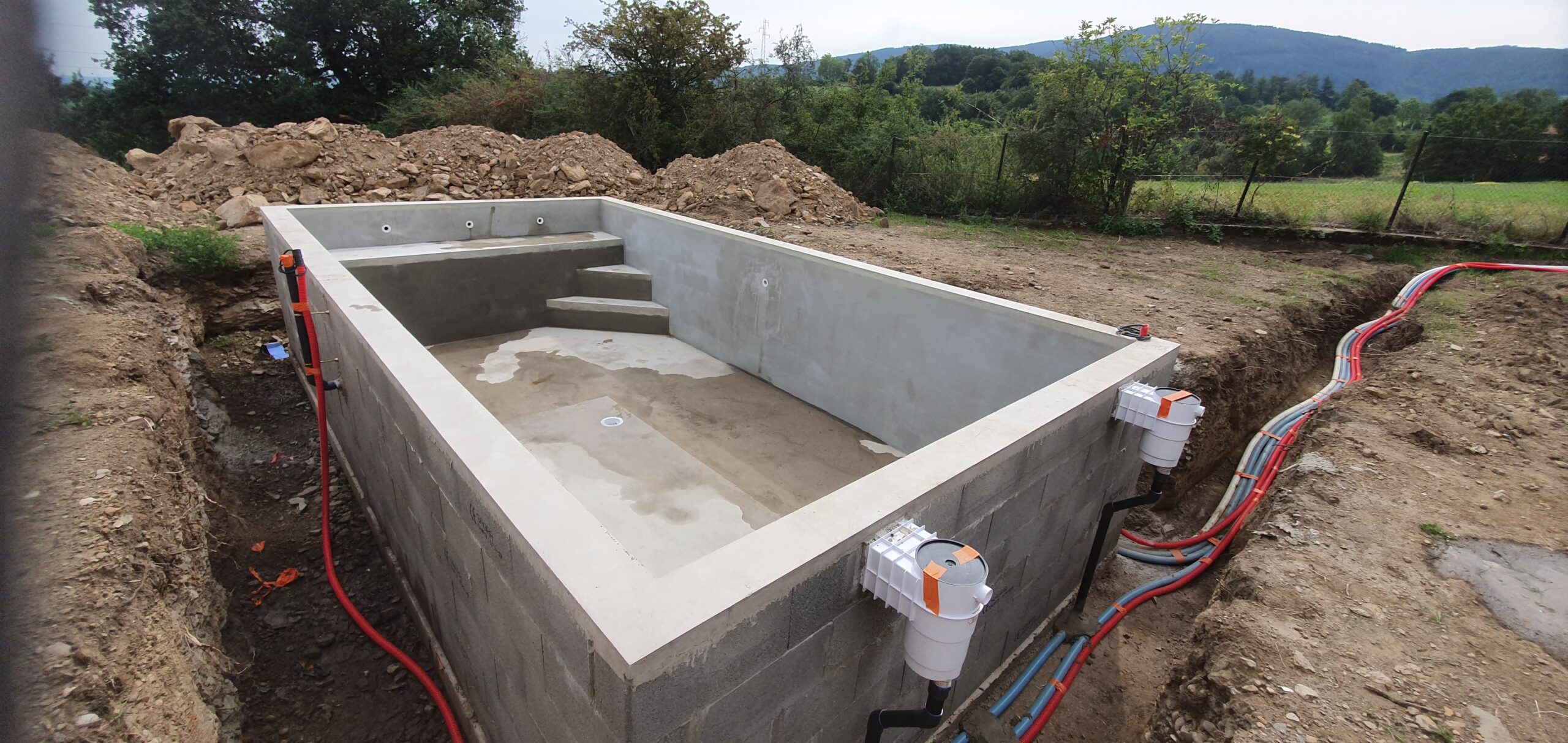 Piscine 8 × 4 m – Liner blanc – photo 5