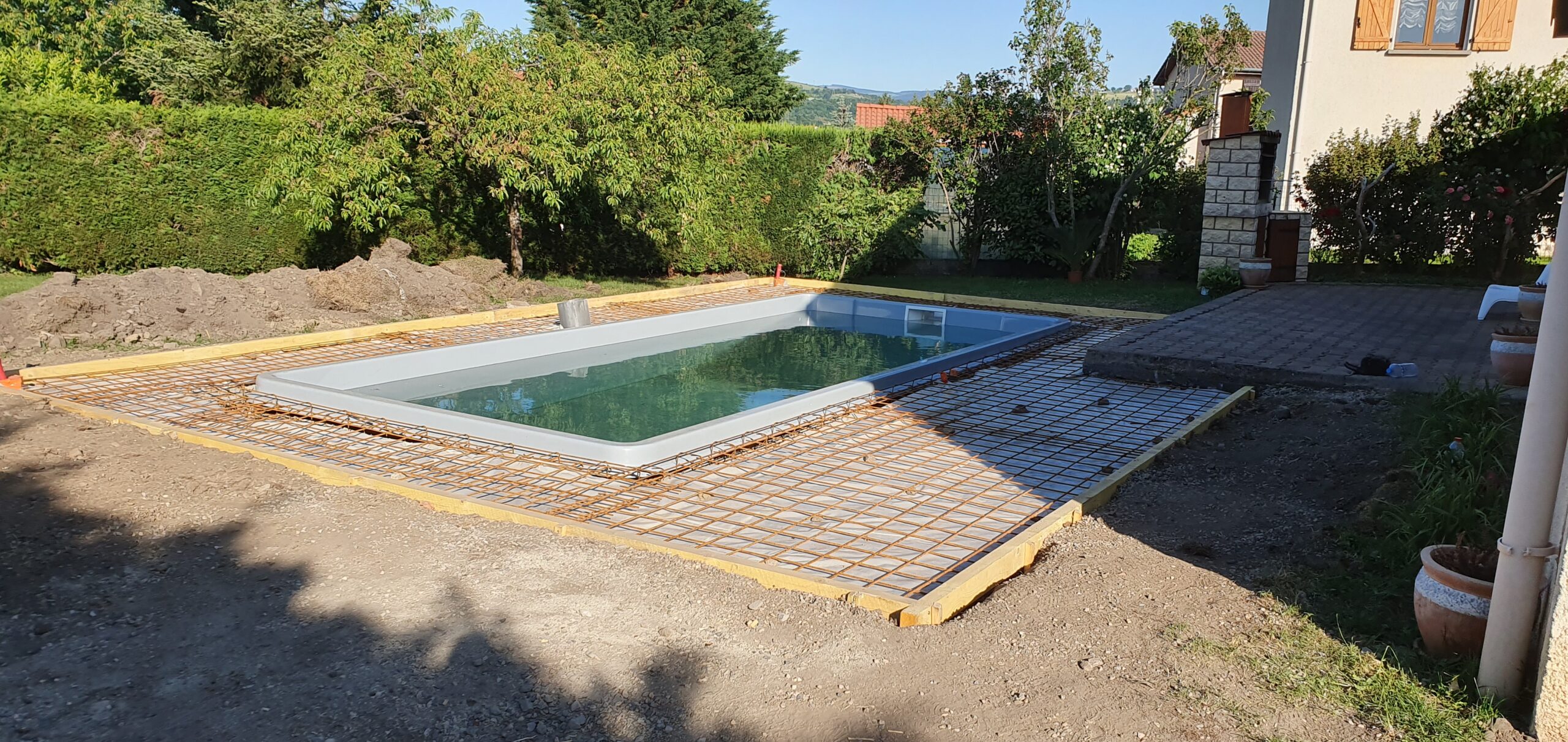 Piscine polyester 6 × 3 m – Gris – photo 2